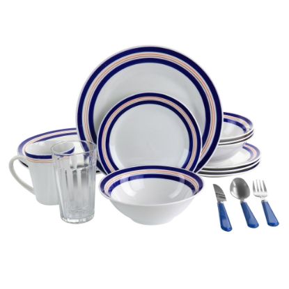 Picture of Gibson All U Need 32-Piece Ceramic Dinnerware Set, White