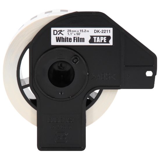 Picture of Brother DK-2211 Black-On-White Tape, 1.14in x 50ft