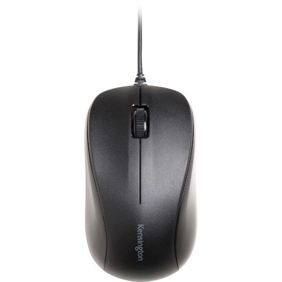 Picture of Kensington Wired USB Optical Mouse for Life, Black