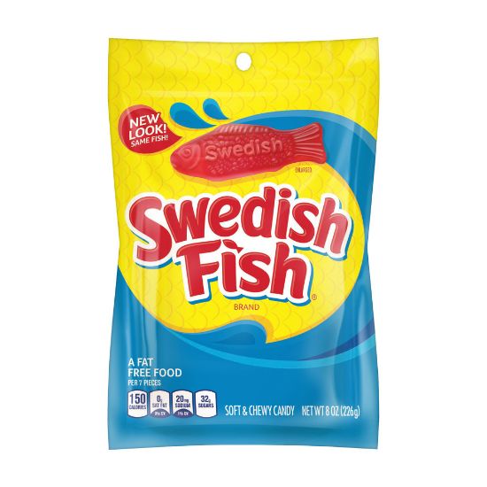 Picture of Swedish Fish Red, 8 Oz, Pack Of 12 Bags