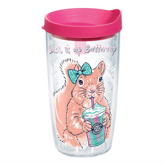 Picture of Tervis Tumbler With Lid, 16 Oz, Simply Southern Suck It Up Buttercup