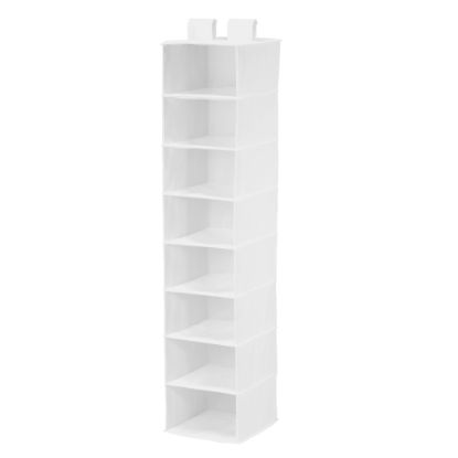 Picture of Honey-Can-Do 8-Shelf Hanging Vertical Closet Organizer, 54inH x 12inW x 12inD, White