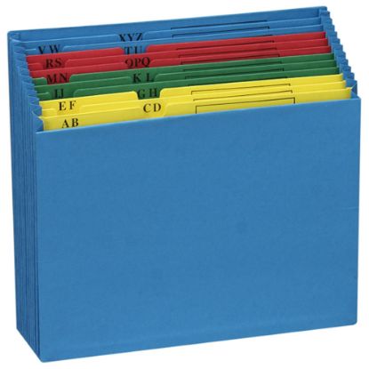 Picture of Pendaflex File Pockets, Expanding, A-Z, Letter Size, Blue