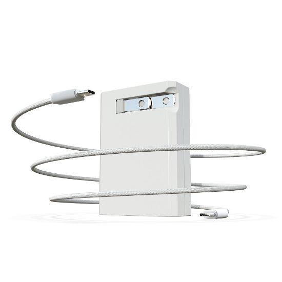 Picture of Einova Sirius 65W Universal Charger Apple Bundle, White, PABWH65.01