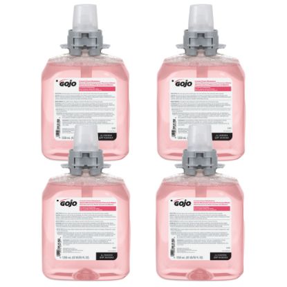 Picture of GOJO FMX-12 Luxury Foam Hand Wash Soap, Cranberry Scent, 42.27 Oz, Carton Of 4 Bottles