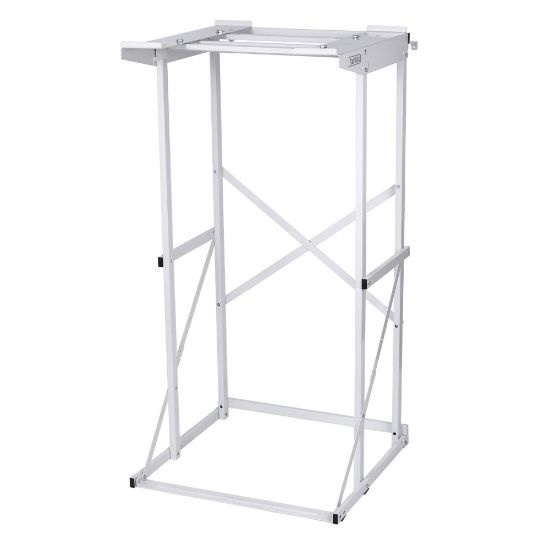 Picture of Black+Decker Washer Dryer Stacking Rack Stand, 50-13/16inH x 24-5/8inW x 25-3/4inD, White