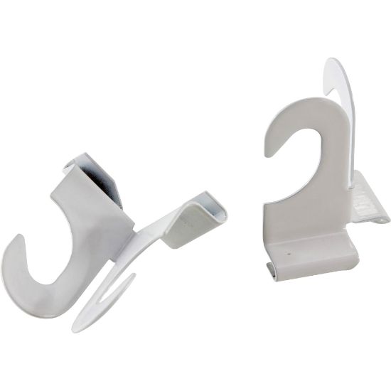 Picture of Baumgartens Suspended Ceiling Hooks, White, Pack Of 2