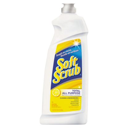 Picture of Soft Scrub Total All-Purpose Bath And Kitchen Cleaner, Lemon Scent, 24 Oz Bottle