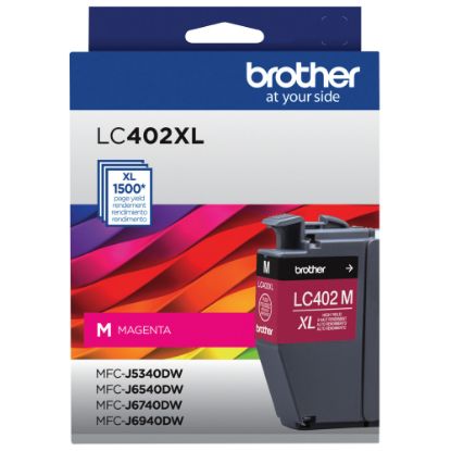 Picture of Brother LC402XL Magenta High-Yield Ink Cartridge, LC402XLM