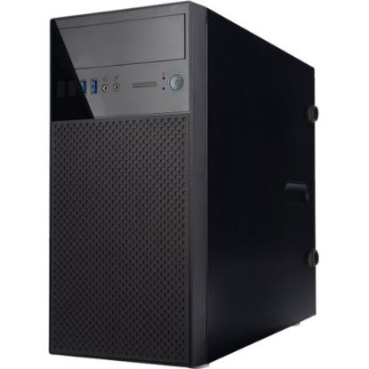 Picture of In Win EN708X.B3 Computer Case - Mini-tower - Black - 5 x Bay - 0 - Mini ITX, Micro ATX Motherboard Supported - 1 x External 5.25in Bay - 3 x Internal 3.5in Bay - 1 x External 2.5in Bay - 4x Slot(s) - 4 x USB(s) - 1 x Audio In - 1 x Audio Out