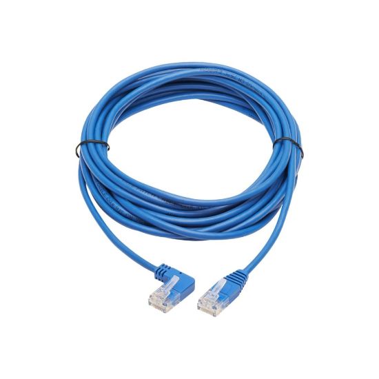 Picture of Tripp Lite N204-S15-BL-LA Cat.6 UTP Patch Network Cable - First End: 1 x RJ-45 Male Network - Second End: 1 x RJ-45 Male Network - 1 Gbit/s - Patch Cable - Gold Plated Contact - 28 AWG - Blue