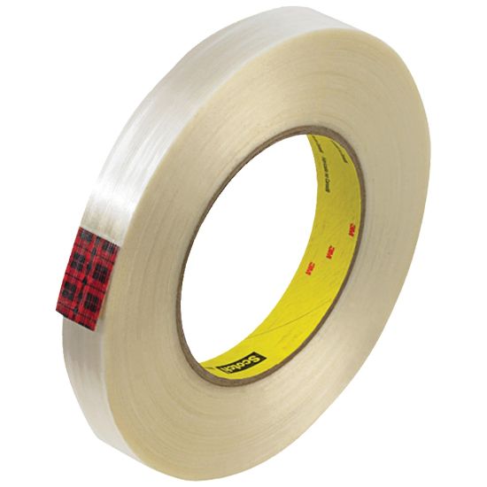 Picture of Scotch 890MSR Strapping Tape, 3in Core, 0.75in x 60 Yd., Clear, Case Of 12