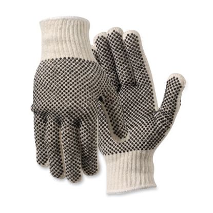 Picture of North Safety Poly/Cotton Gloves, Large, White