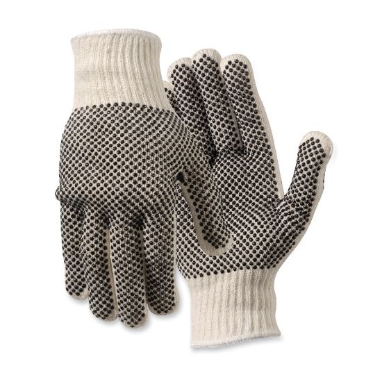 Picture of North Safety Poly/Cotton Gloves, Large, White