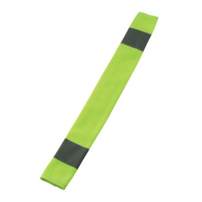 Picture of Ergodyne GloWear 8004 High-Visibility Seat Belt Cover, 18in x 3in, Lime