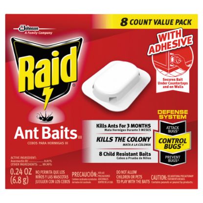 Picture of Raid Ant Bait, III, 0.24 Oz, 8 Bait Cartridges Per Box, Pack Of 12 Boxes