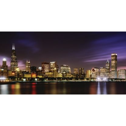 Picture of Biggies Wall Mural, 27in x 54in, Chicago Skyline