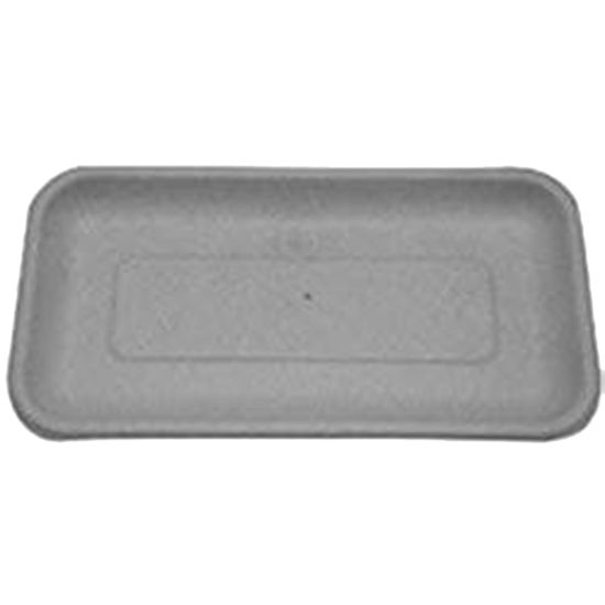 Picture of PrimeWare Rectangle Food Trays, 8 5/16in x 4 1/2in x 1/2in, Tan, Pack Of 500