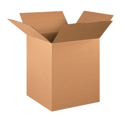 Picture of Partners Brand Corrugated Boxes, 16in x 16in x 20in, Kraft, Pack Of 20