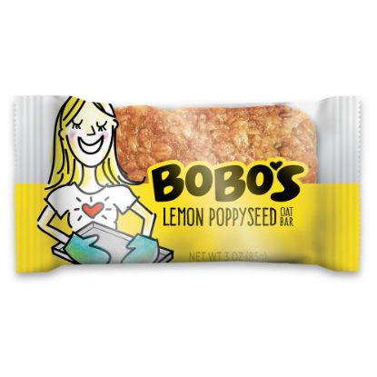 Picture of BoBos Oat Bars, Lemon Poppyseed, 3.5 Oz, Box of 12 Bars