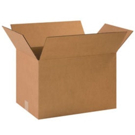 Picture of Partners Brand Corrugated Boxes, 18 1/2in x 12 1/2in x 12in, Kraft, Pack Of 20