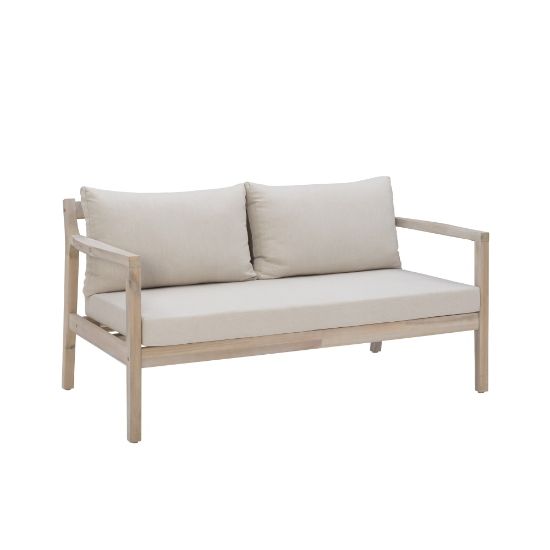 Picture of Linon Lascher Outdoor 2-Seater Sofa, Natural/Beige