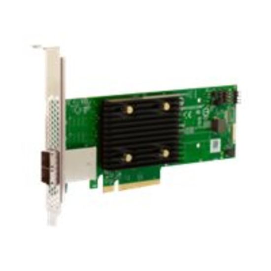 Picture of Broadcom HBA 9500-8e Tri-Mode - Storage controller - 8 Channel - SATA 6Gb/s / SAS 12Gb/s / PCIe 4.0 (NVMe) - PCIe 4.0 x8