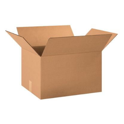 Picture of Partners Brand Corrugated Boxes, 20in x 15in x 12in, Kraft, Pack Of 25