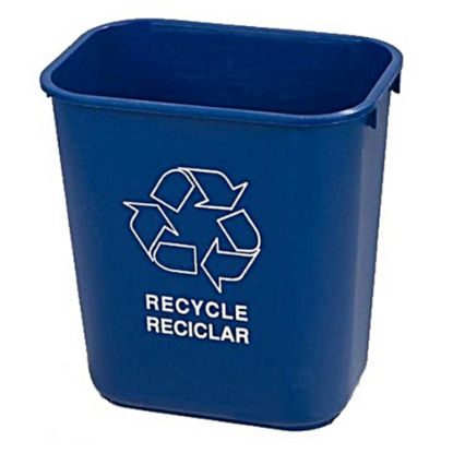 Picture of Carlisle Recycling Container, 28 Quart, Blue