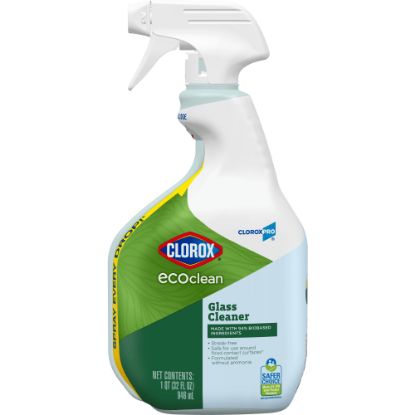 Picture of Clorox CloroxPro EcoClean Glass Cleaner Spray Bottle, 32 Oz