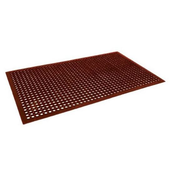 Picture of Cactus Mat Co. Floor Mat, 1/2inH x 3ftW x 5-d, Red