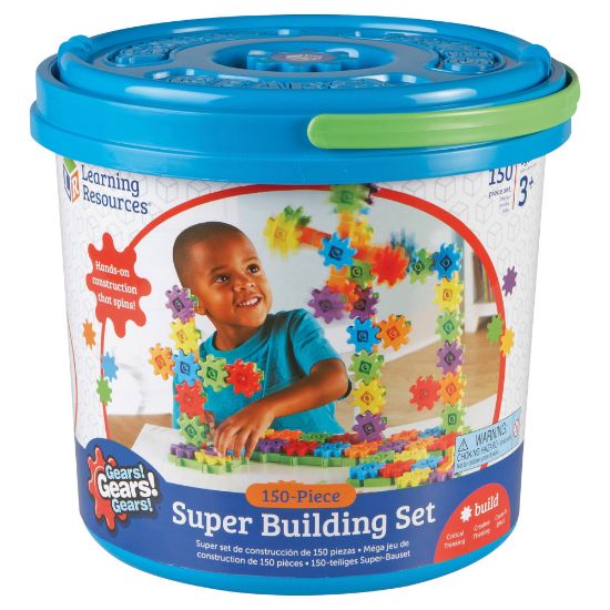 Picture of Learning Resources Gears! Gears! Gears! Super Building Set, Pre-K - Grade 5