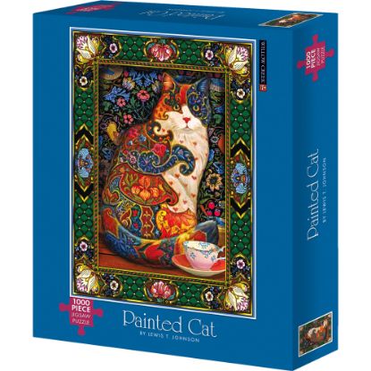 Picture of Willow Creek Press 1,000-Piece Puzzle, Painted Cat