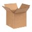 Picture of Partners Brand Multi-Depth Corrugated Boxes, 8in x 8in x 8in, Kraft, Pack Of 25