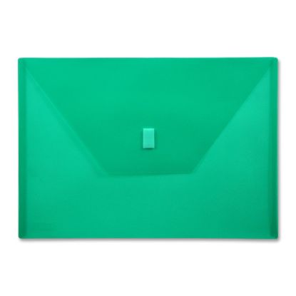 Picture of Lion VELCRO-Closure Poly Envelope, 13in x 9 3/8in, Green