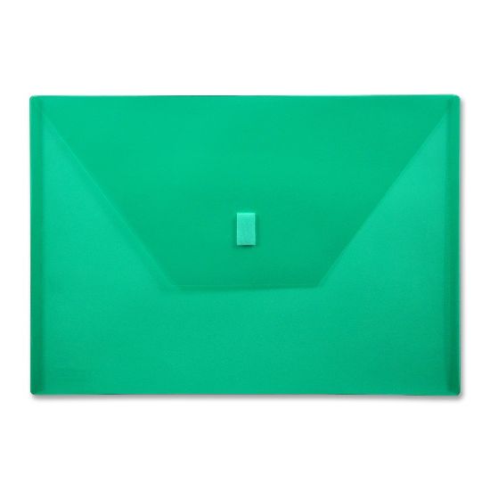 Picture of Lion VELCRO-Closure Poly Envelope, 13in x 9 3/8in, Green