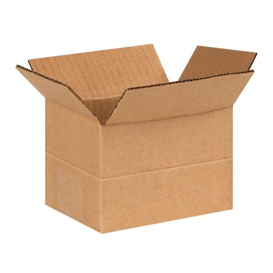 Picture of Partners Brand Multi-Depth Corrugated Cartons, 6in x 4in x 4-2in, Pack Of 25