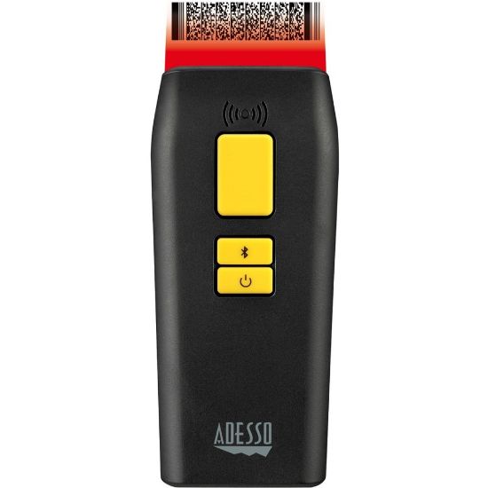 Picture of Adesso NuScan 3500TB Bluetooth Antimicrobial Waterproof 2D Barcode Scanner - Wireless Connectivity - 300 scan/s - 12in Scan Distance - 1D, 2D - CCD - Bluetooth - USB - IP66 - Healthcare, Logistics, Library, Warehouse, Retail