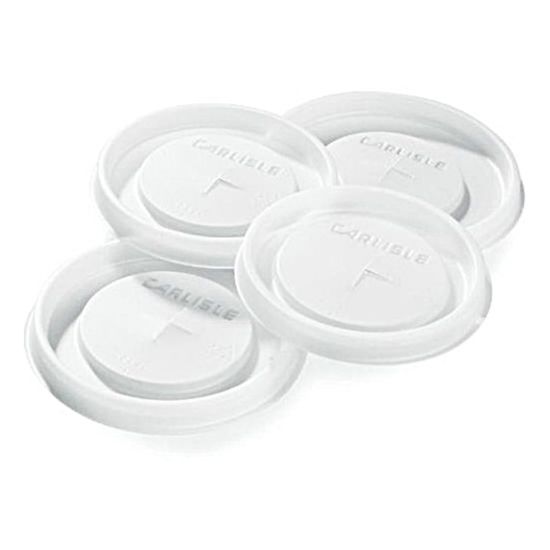 Picture of Carlisle Disposable Tumbler Lids, 12 Oz. Clear, Pack Of 1,000 Lids