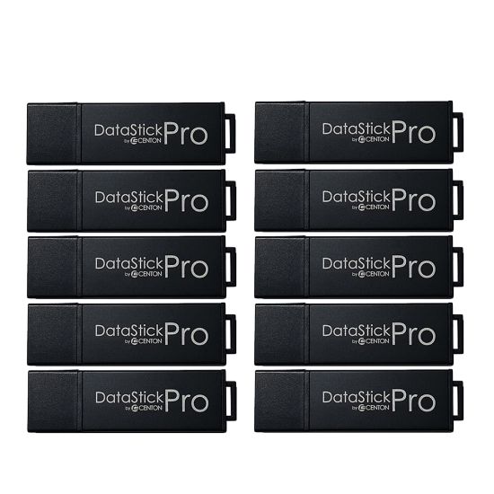 Picture of Centon MP Pro USB Flash Drive, 8GB, Pack Of 10