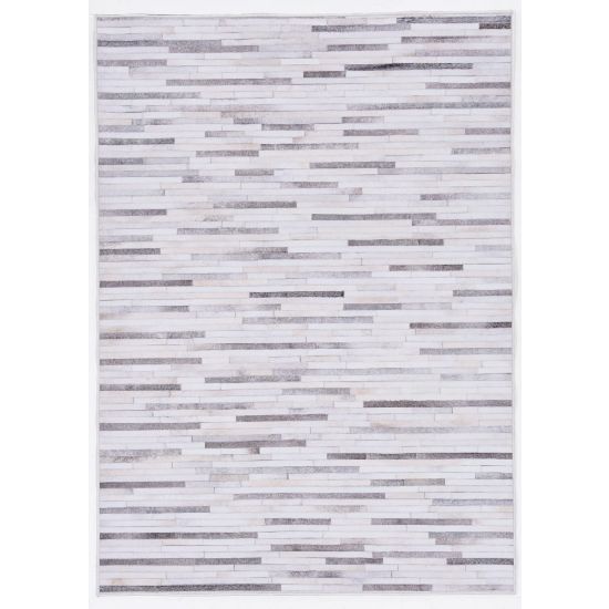 Picture of Linon Bingham Area Rug, 5ft x 7ft, Bonner, Gray/Ivory