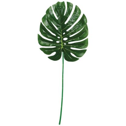 Picture of Amscan Summer Plastic Faux Palm Leaves, 29-1/2in x 10in, Green, Pack Of 2 Leaves