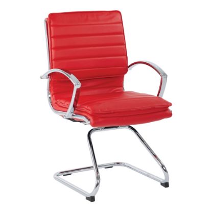 Picture of Office Star Guest Chair, Red/Chrome