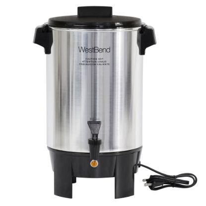 Picture of West Bend 30-Cup Polished Coffee Urn, Silver