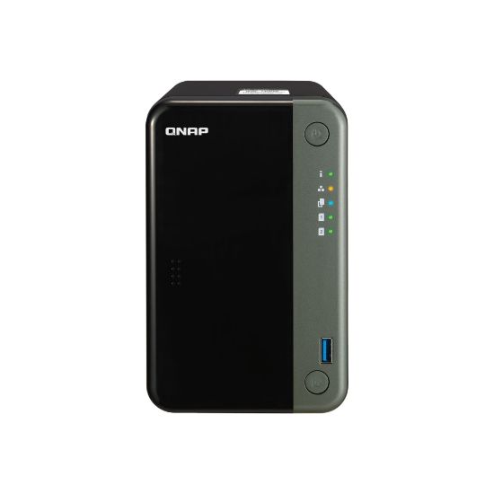 Picture of QNAP Professional Quad-core 2.0 GHz NAS with 2.5GbE Connectivity and PCIe Expansion - Intel Celeron J4125 Quad-core 2 GHz - 2 x HDD Supported - 0 x HDD Installed - 2 x SSD Supported - 0 x SSD Installed - 4 GB RAM DDR4 SDRAM - Serial ATA/600 Controller