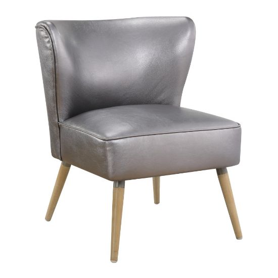 Picture of Ave Six Amity Side Chair, Sizzle Pewter/Light Brown/Gold