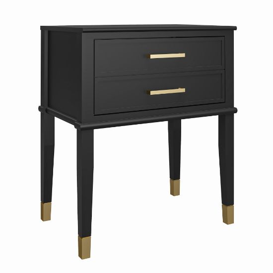 Picture of Ameriwood Home Westerleigh End Table, 28inH x 23-5/8inW x 15-5/8inD, Black