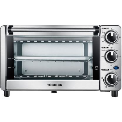 Picture of Toshiba 4-Slice Toaster Oven, Stainless Steel