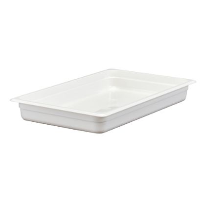 Picture of Cambro Camwear GN 1/1 Size 2in Food Pans, 2inH x 12-3/4inW x 20-7/8inD, White, Set Of 6 Pans