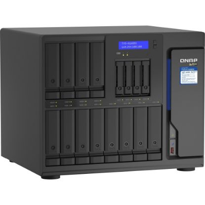 Picture of QNAP TVS-H1688X-W1250-32G SAN/NAS Storage System - Intel Xeon W-1250 Hexa-core (6 Core) 3.30 GHz - 12 x HDD Supported - 0 x HDD Installed - 16 x SSD Supported - 0 x SSD Installed - 32 GB RAM DDR4 SDRAM - Serial ATA/600 Controller